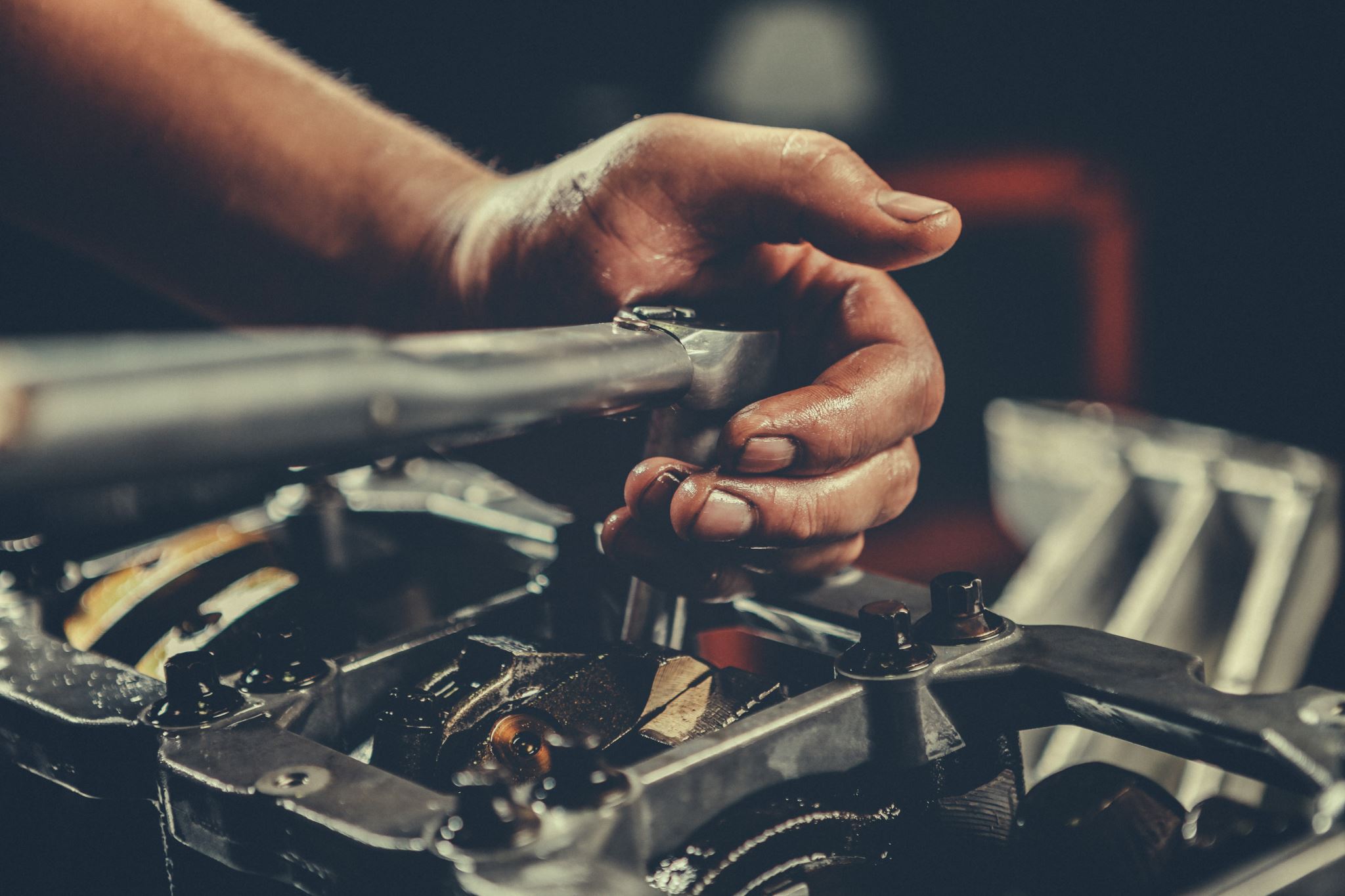 Industrial machinery maintenance process